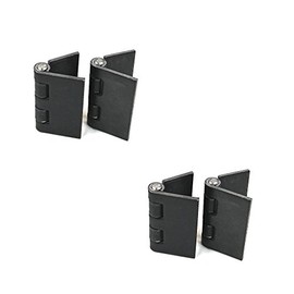 Bobco Metals Heavy Duty Weldable 2 Pairs 4" x 4" Gate Hinges-Steel Butt Hinge/HVY Gates Doors