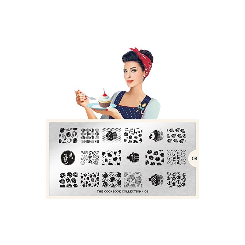 MoYou London Stencil – Cookbook 08