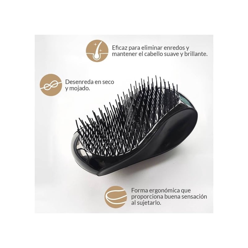Cepillo para cabello PERKS Signature Professional Series Desenredante, negro