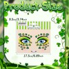 Doneace Shamrock Glitter Face Tattoo Jewelry St. Patrick's Day Celebration