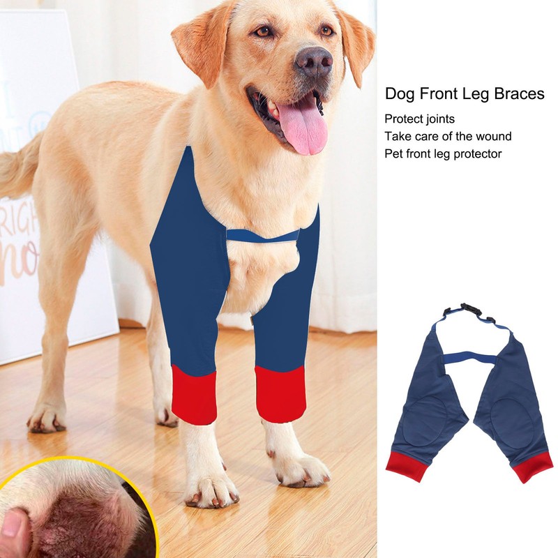 Dog Front Leg Braces Soft Padded Elastic Breathable Joint Protection
