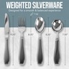 BUNMO Weighted Utensils for Hand Tremors – 4pc Adaptive Utensils
