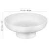 Luxshiny Footed Fruit Bowl Fruit Serving Bowl Colander Plate Footed