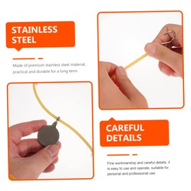 Parliky Steel Targets Rubber Band 3pcs Set Archery Target for Outdoor Training Compact and Portable