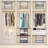 Fab totes 6 Pack Clothes Storage, Foldable Thick Fabric Blanket