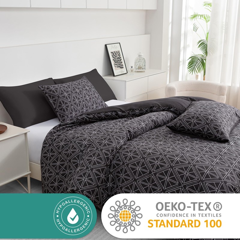 Pamposh Single Duvet Cover Set – Brushed Microfiber Duvet Cover