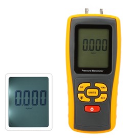GM510 Portable USB Digital LCD Pressure Manometer Gauge Differential Pressure Manometer Measuring Range 10kPa