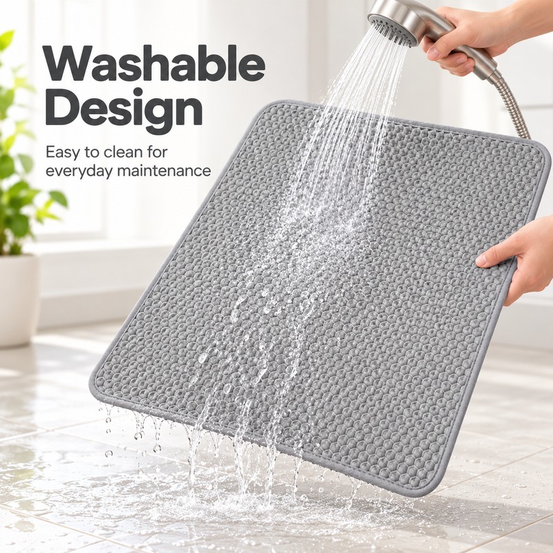 Double Layer Cat Litter Mat for Litter Boxes – Honeycomb