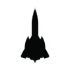 RDW SR-71 Blackbird Sticker - Decal - Die Cut -
