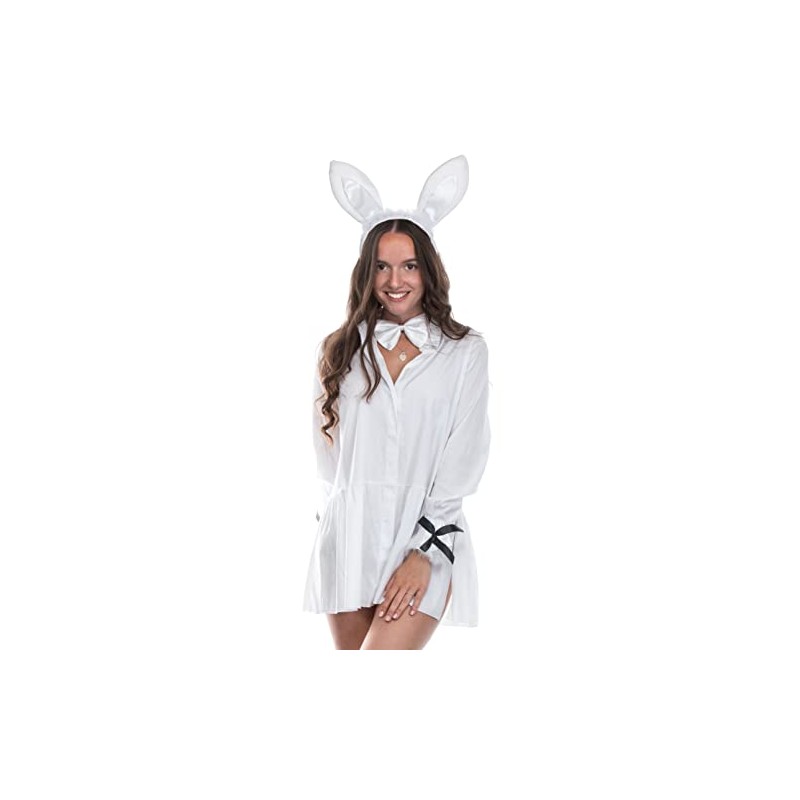 Brandsseller Animal Set Deluxe Headband Ears Tail Satin Bow Bracelets