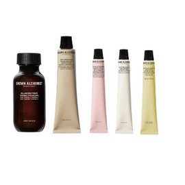 Grown Alchemist AM Routine Skincare Kit - Skincare Set Gift Exclusive, Matte Moisturiser 12 ml, Facial Masque 20 ml, Face Toner 50 ml, Natural Sunscreen spf 30 10 ml, Anti Pollution Face Primer 12 ml