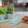 Wacloud Herb Garden Planter Indoor Kit – 6 Metal Pots