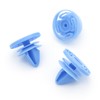 VVO Fasteners Plastic Side Body Moulding Clip Blue Pack of