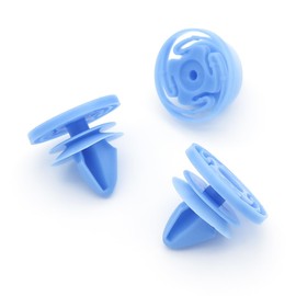 VVO Fasteners Plastic Side Body Moulding Clip Blue Pack of 10