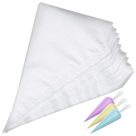 Lovgrin Transparente Bolsas para Manga Pastelera, Crema Pastelera, 200Pz Bolsas de Glaseado de Pasteleria para Cocinar Pasteles, Galletas Y Postres 23 * 33cm