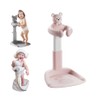 Baby Shower Stand with Anti-Slip Base,Teddy Bear Shaped Bathtub Dish,
