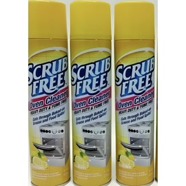 Scrub Free 3X Scrub Free Oven Cleaner Heavy Duty & Fume Free Cuts Through Baked On 12 Oz