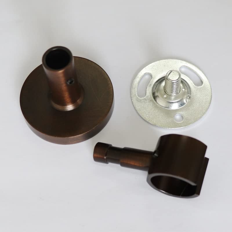 Refila 2 Pack Diameter 19mm(0.75 inch) Double Curtain Rod Bracket