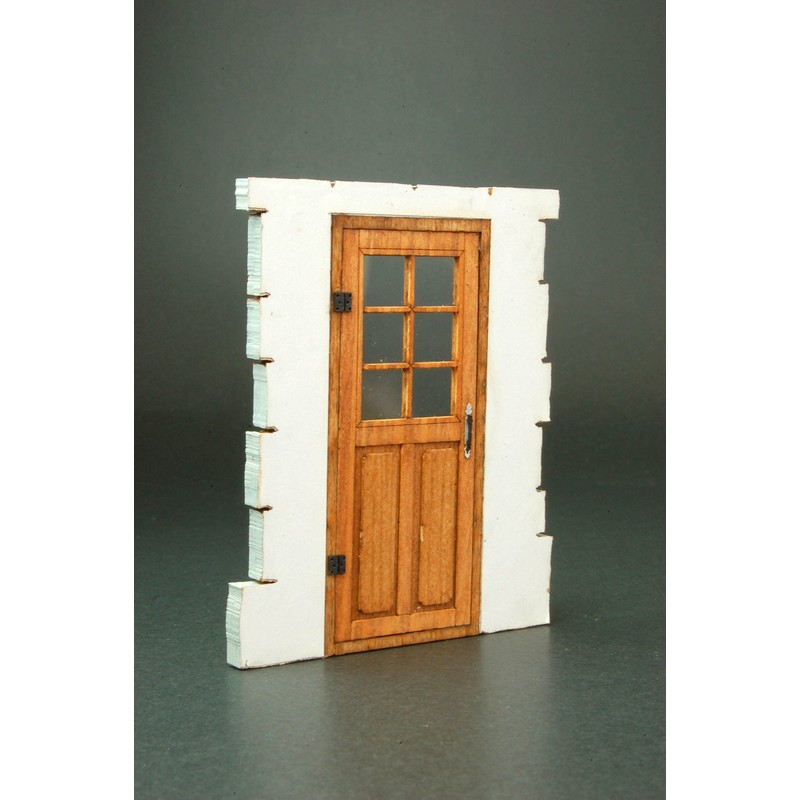 Cobaanii mokei工房 コバアニ模型工房 1/35 フロントラインシリーズ ヨーロッパの家のドアC 組立キット FS-015