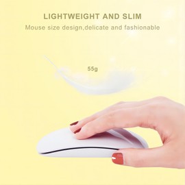 Madenia Mini UV Lamp for Nails, 6 W USB Portable Nail Dryer, Small UV Lamp for Holiday with 60s Timer, Mini LED Nail Lamp for Nail Gel, Glue Gel, Nail Art Tools for Beginners, White