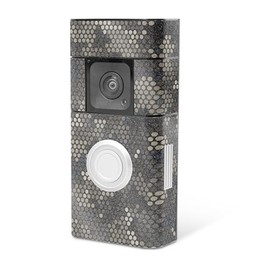 MightySkins Glossy Glitter Skin Compatible with Ring Video Doorbell Plus - Camo Dots | Protective, Durable High-Gloss Glitter Finish | Easy to Apply, Remove, and Change Styles