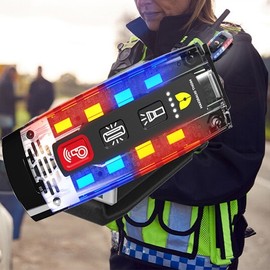 Night Guardian W (NGW-04) Electronic Security Device (Mount Included) - Electronic Whistle, Warning Light, Flashlight, Waterproof - Police Approved Supply