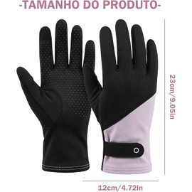 Guantes de Protección Solar para Mujer y Hombre, Guantes con Apertura en 2 Dedos Antideslizantes y Transpirables, Ice Silk para Conducir, Senderismo y Actividades al Aire Libre