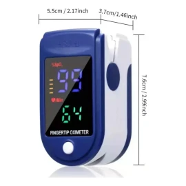 Finger Pulse Oximeter Larger Display Blood Oxygen Monitor with Lanyard