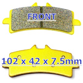 Master Chen Front Rear Brake Pads for Suzuki GSXR 600 L 750 L (2011-2021) GSXR 1000 R L2-L6 ABS (Brembo Caliper) 2012 2013 2014 2015 2016 2017 2018 2019 2020 2021 - GSX 1000 Katana 19-21 FA447 FA436 8