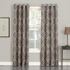 Sun Zero Dyson Global Medallion Print Grommet Curtain Panel,Stone Beige,50"
