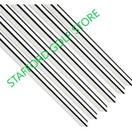 Apollo Stepless Black PVD Straight Putter Shafts .370 Tip 36"L Lot of 2