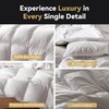 Three Geese Luxury Down Comforter Full Size, All-Season Duvet Insert
