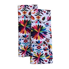 BILLU Toallas de Cocina Absorbentes 2 Piezas, Limpieza y Decoración para Cocina 40cm X 64cm (Mexicano Color)