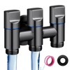 3-Way Water Changer Control Valve, 4 Point Thread Interface (1/2