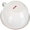 Ibili Bol con ASA Bordeaux 14 CM, Edelstahl, Weiß/Rot, 20