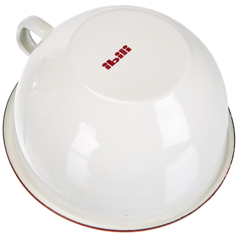 Ibili Bol con ASA Bordeaux 14 CM, Edelstahl, Weiß/Rot, 20