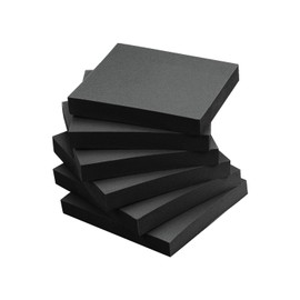 Early Buy Sticky Notes 3x3 Self-Stick Notes Black 6 Pads, 90 Sheets/Pad