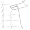 Tofficu 4sets Practical Iron Hooks for Household Grid Wall Display
