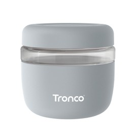 Tronco 24 oz Glass Lunch Bowl Container with Lid, Glass Food Containers, Leak & Spill Proof, Soup & Stew Food Storage Salad, Yogurt, Meal Prep, Airtight, Reusable, Dishwasher Safe, BPA-Free, Set of 1