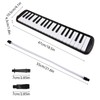 37 Keys Melodica Instrument Melodica Air Piano Keyboard with 2