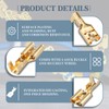 Innfeeltech 100 Pcs Non-Insulated Brass Spade Crimp Terminals, Connector Width