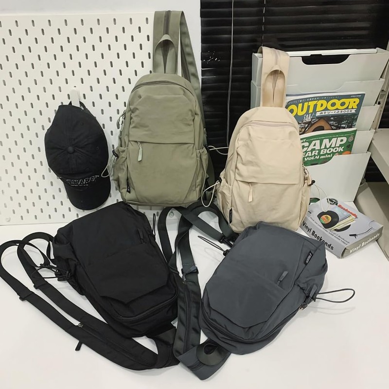 Neueins Backpack, Body Bag, 2-Way, Functional, Multiple Pockets, Unisex, Cross-body