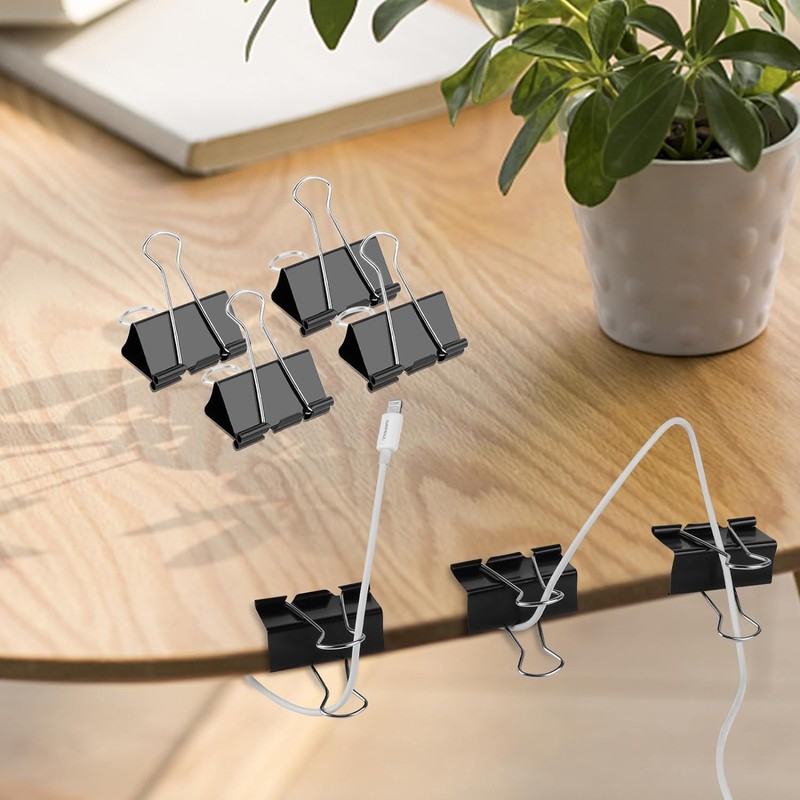 Ufmarine Extra Large Binder Clips 2 Inch, 10 Pcs Big