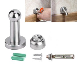 Tope magnético para puerta, tapón magnético para puerta Tiberham, soporte magnético para puerta con tornillos de montaje