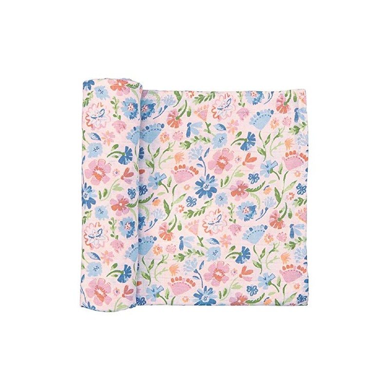 Mud Pie Secret Garden Muslin Swaddle