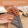 7 inch Carpenters Speed Square Metric,Roofing Rafter Square, Thickened Aluminum