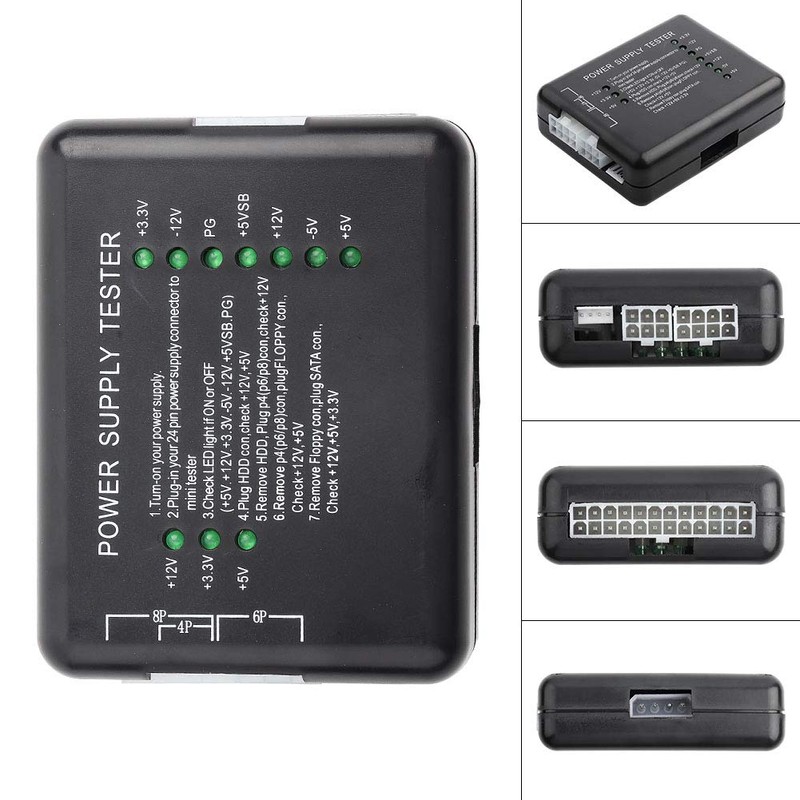 Power Supply Tester Checker, Computer Power Supply Tester Checker Power