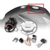 Qiilu Ignition Switch Fuel Gas Seat Lock Key Set for