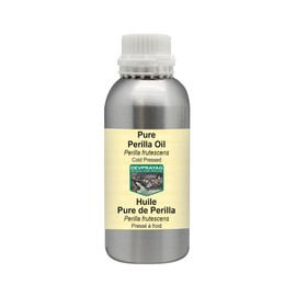 Devprayag Pure Perilla Oil (Perilla frutescens) Natural Therapeutic Grade Cold Pressed 630ml (21 oz)