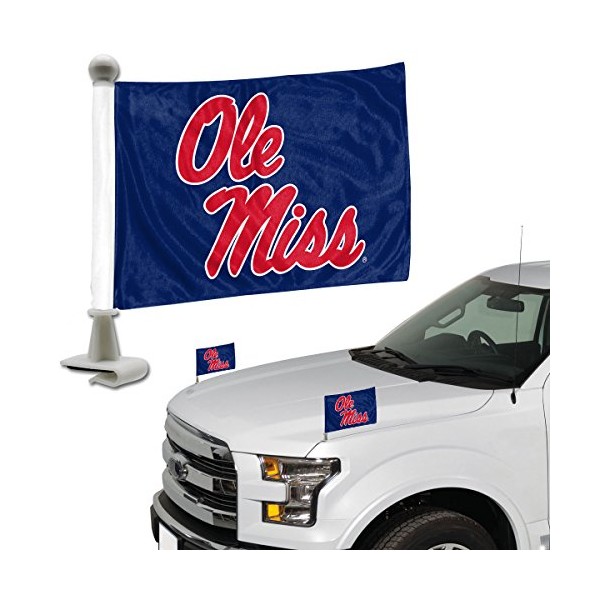 FANMATS 61916 Ole Miss Rebels Ambassador Car Flags - 2